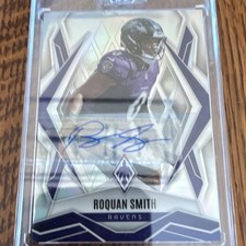 2025 Panini Phoenix Roquan Smith Autographed #96/199 Baltimore Ravens