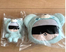 Jujutsu Kaisen kuji gojo Hug Hug Mee! Muñeca de peluche Face Pochette & Sitting
