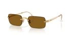 Ray Ban Sunglasses RB3928 001/83  ARISTA GOLD/DARK BROWN POLARIZED LENS 54MM