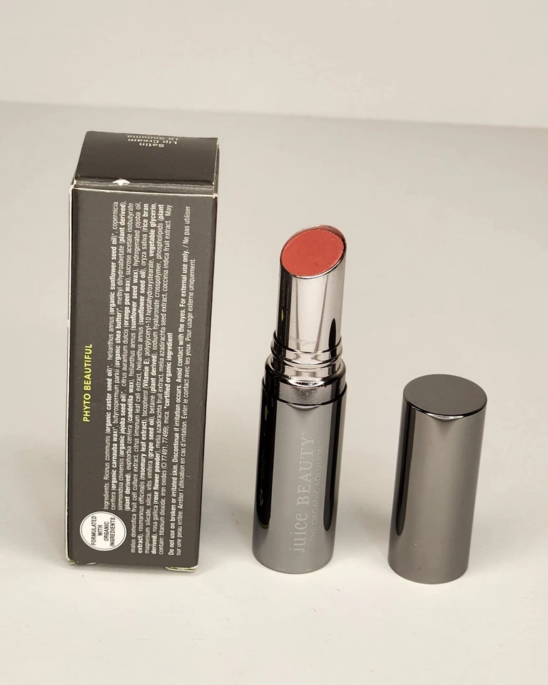 Juice BEAUTY Crema Labial Satinada 18 Sonoma Tamaño Completo Nueva en Caja Foto 3 de 4