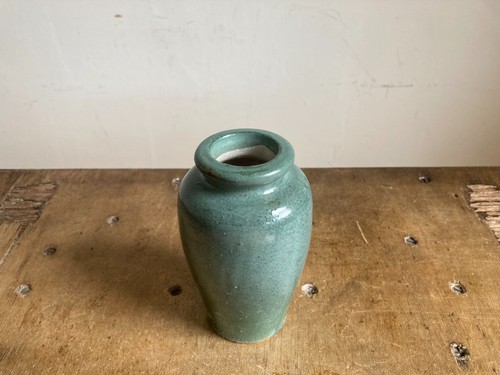 Antique Green SKELLDALE DAIRY RIPON Stoneware Cream Pot Farmhouse Barn Salvage - Picture 13 of 18
