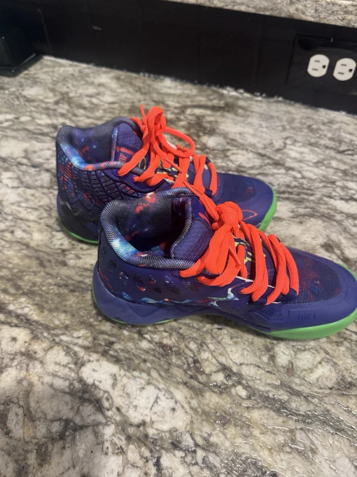 Zapatos de baloncesto talla 3,5 juveniles Puma Lamelo Ball MB.01 JR Galaxy 376887-07 Foto 2 de 4