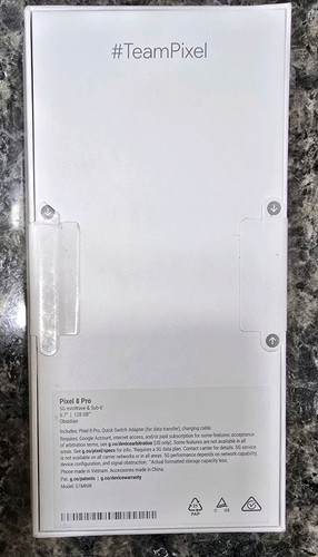 Google Pixel 8 Pro - 128 GB - Obsidian (Unlocked) - Afbeelding 2 van 2