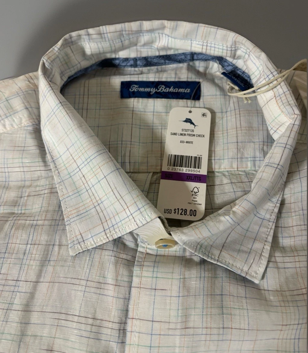 Tommy Bahama Linen Shirt Men’s 2xl NWT-Retails $128.00