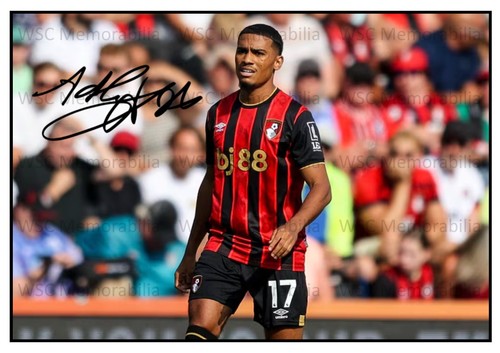 11983. Amine Adli Signed Pictures (A4 Prints) Bournemouth Leverkusen Toulouse