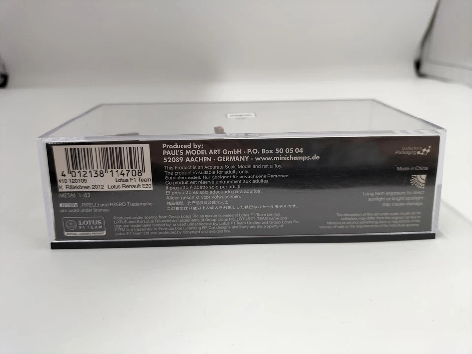 Minichamps LOTUS RENAULT E20 BAHRAIN GP 2 1/43 Minicar - Image 4 of 4
