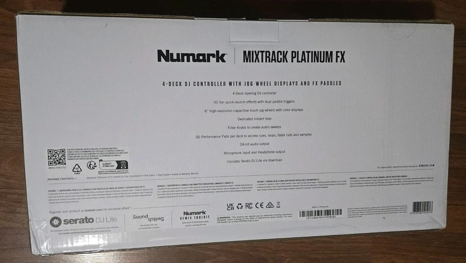 NEW Numark MIXTRACK Platinum FX - 4-Deck Layering DJ Controller  FAST FREE SHIP! - Image 2 of 4