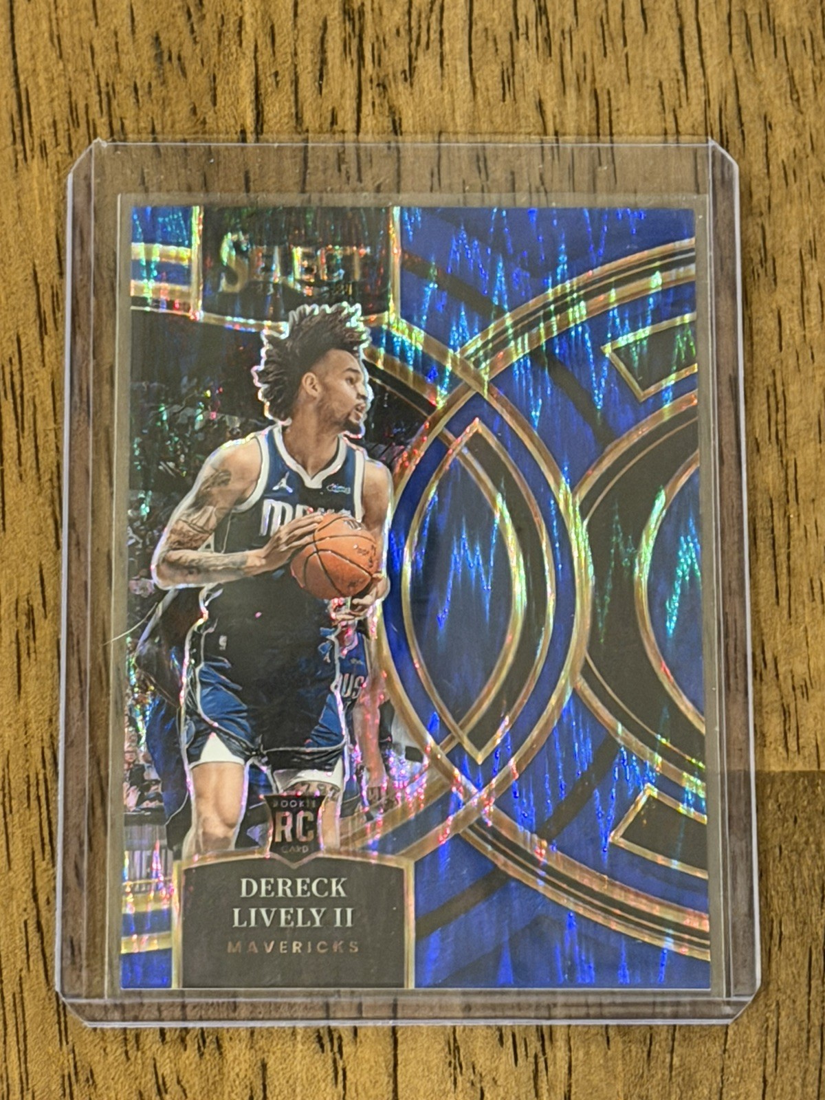 2023-24 Panini Select Dereck Lively II Rookie Blue Flash Premier #111 RC /99