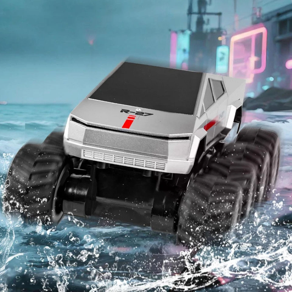 1/18 2.4G RC Pickup Q218 8*8 Amphibious All Terrain Off Road Stunt Vehicle RTR - Image 2 of 4