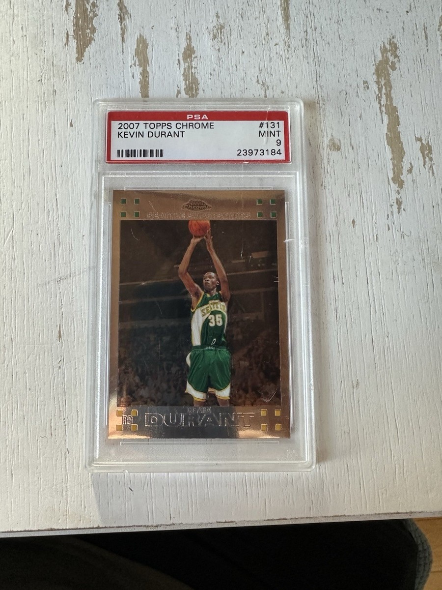 2007 TOPPS CHROME REFRACTOR #131 KEVIN DURANT ROOKIE RC 641/1499