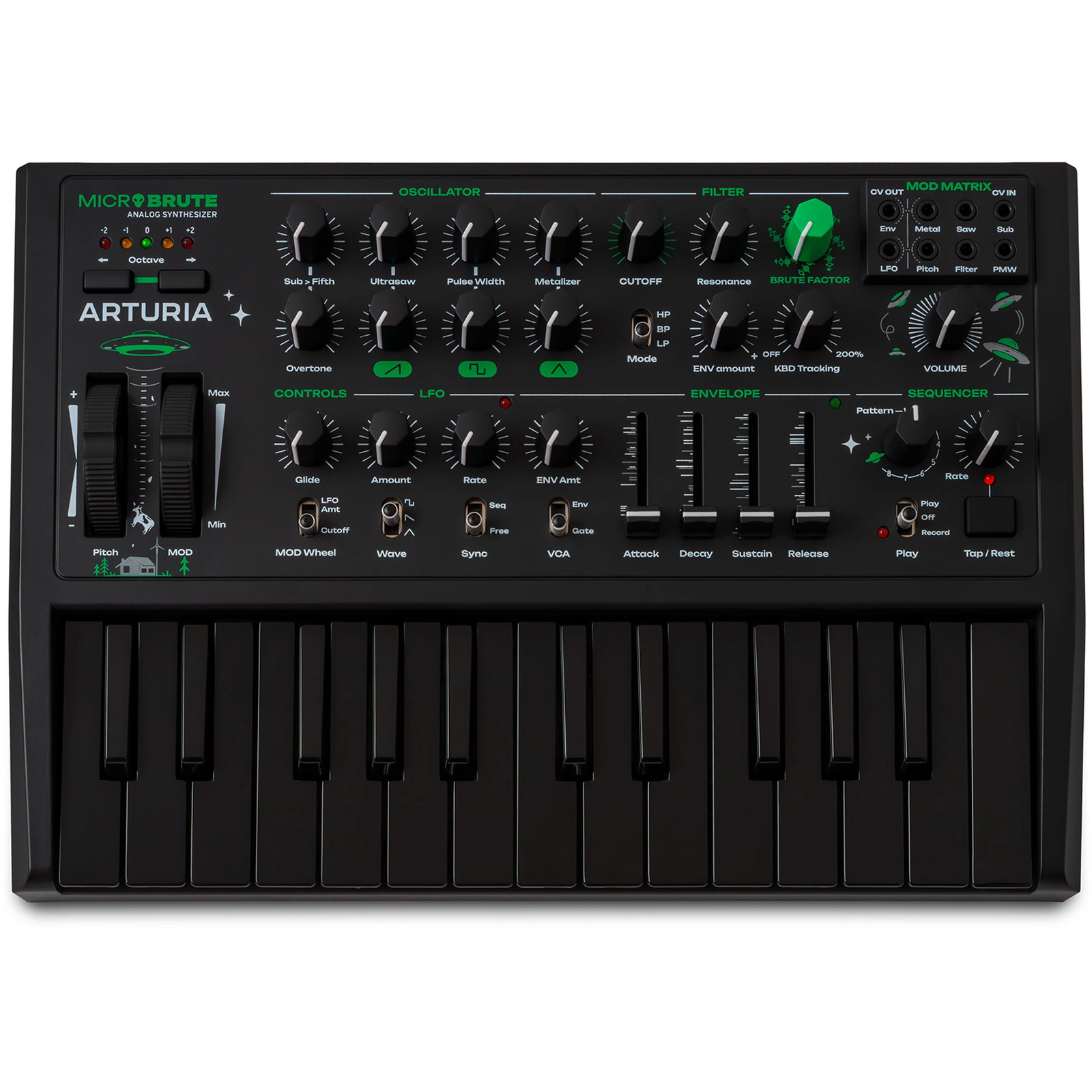 Arturia Microbrute UFO Limited-Edition Analog Monosynth 60690₽