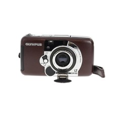 Olympus LT Zoom 105 All Weather 35mm Camera, 38-105, Black with Burgundy Grips