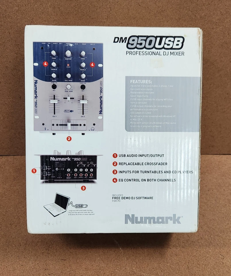 Numark DM 950 USB professional DJ mixer - Image 2 of 3