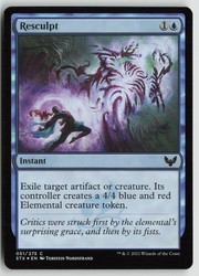 Resculpt (Foil) #51 Strixhaven: School of Mages Magic: The Gathering