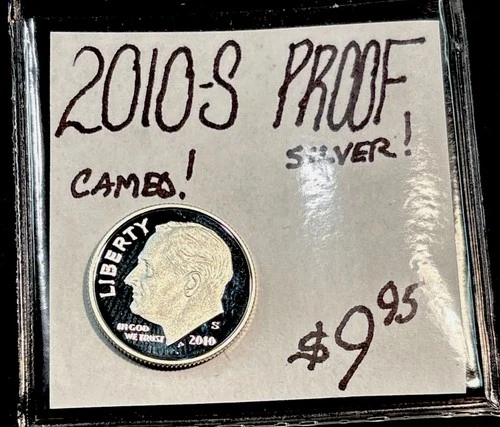 2010-S Uncirculated Silver Proof Roosevelt Dime! Cameo! ENN Coins