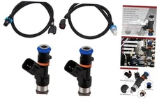 2PCS Fuel Injector Harness Set 0280158197 Compatible with 2010-2014 Polaris 
