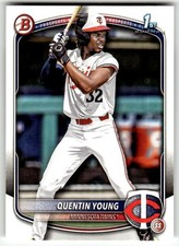 2025 Bowman Draft #BD-92 Quentin Young Minnesota Twins Baseball 1st