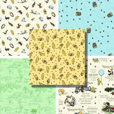 WINNIE THE POOH STOFFSORTIMENT von RILEY BLAKE DESIGNS * Quilten * Basteln * Kleid...