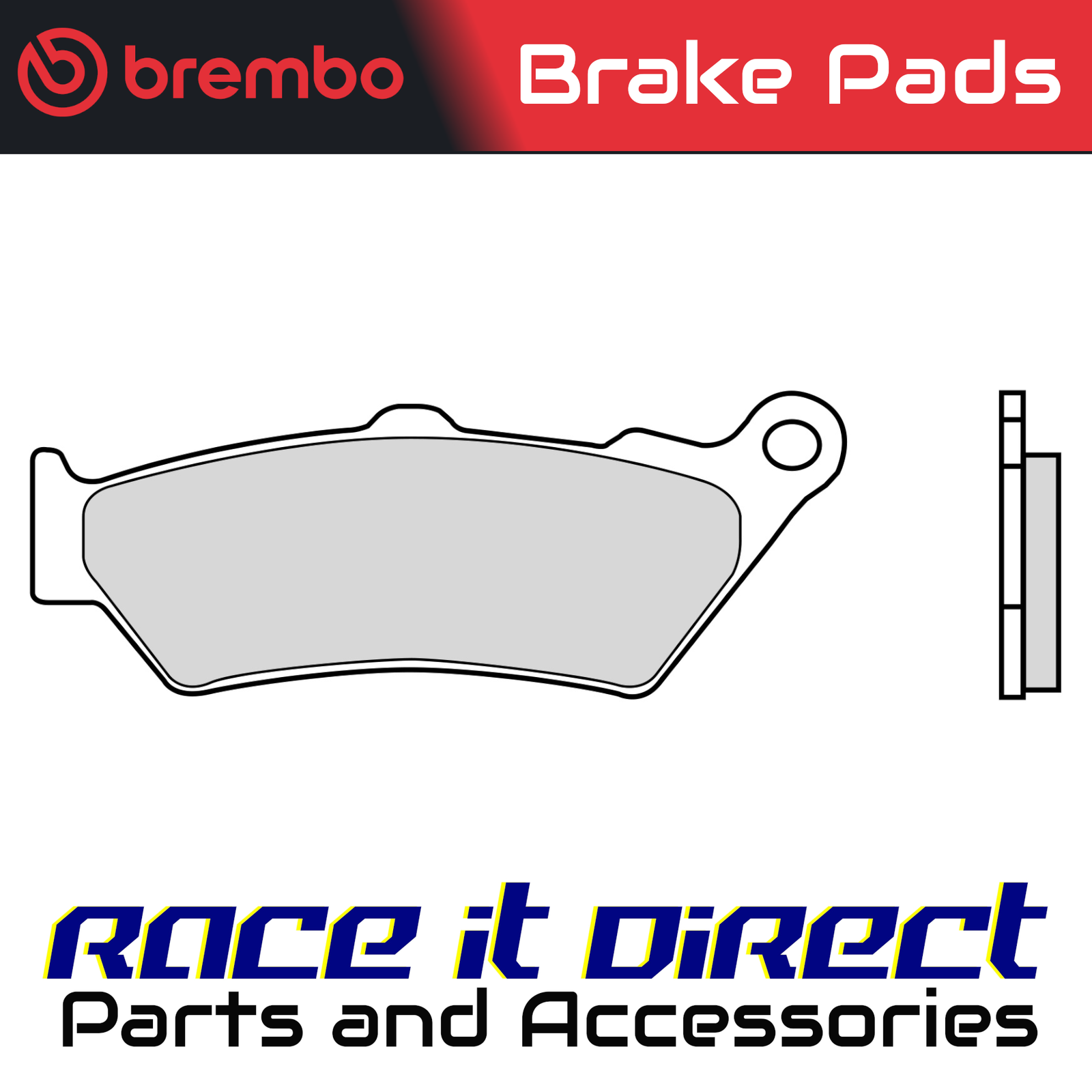 Brake Pads for BMW R 1200 RT ABS 2019 Rear 59 Street Brembo
