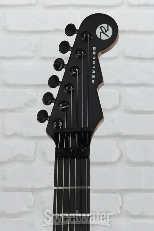 Guitarra eléctrica Reverend Kingbolt Blackout - negra medianoche Foto 4 de 4