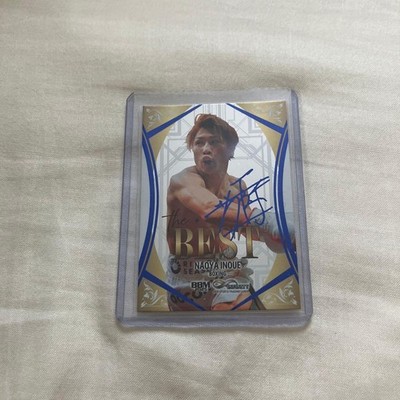 Naoya Inoue 2025 BBM Infinity Blue Foil Signed Card /120 THE BEST Boxing Japan
