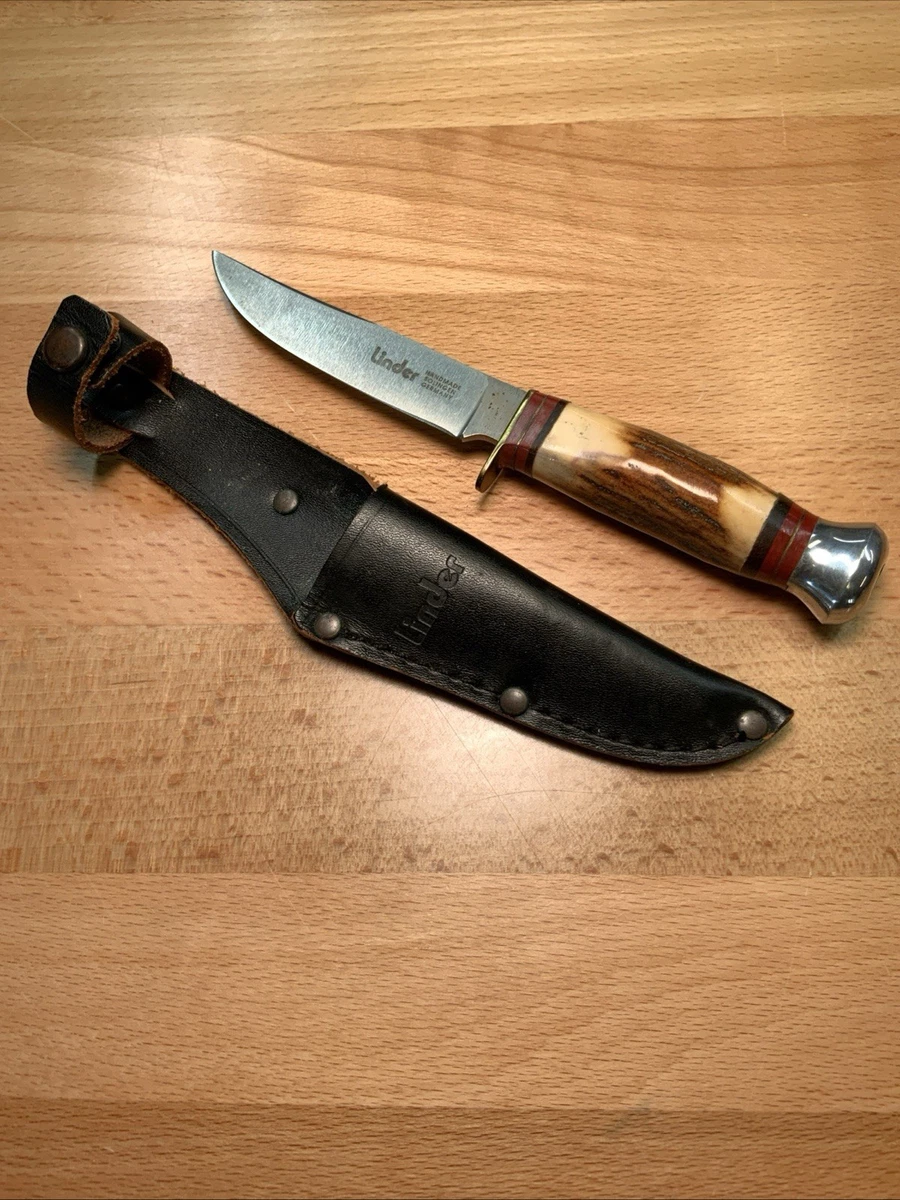 Original Collectible Linder Stag/Antler Handle Fixed Blade Knives