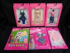 Vintage 1992 Barbie Fashion Avenue Boutique Outfit 6 Sets Jeans Coat Purse Heels