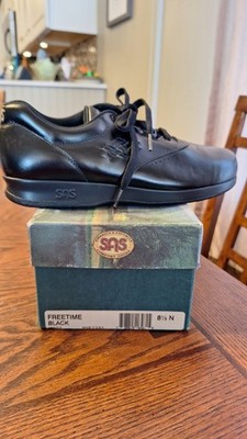 SAS Free Time Black 8.5 Narrow Women's Shoes Brand New In Box Save Big