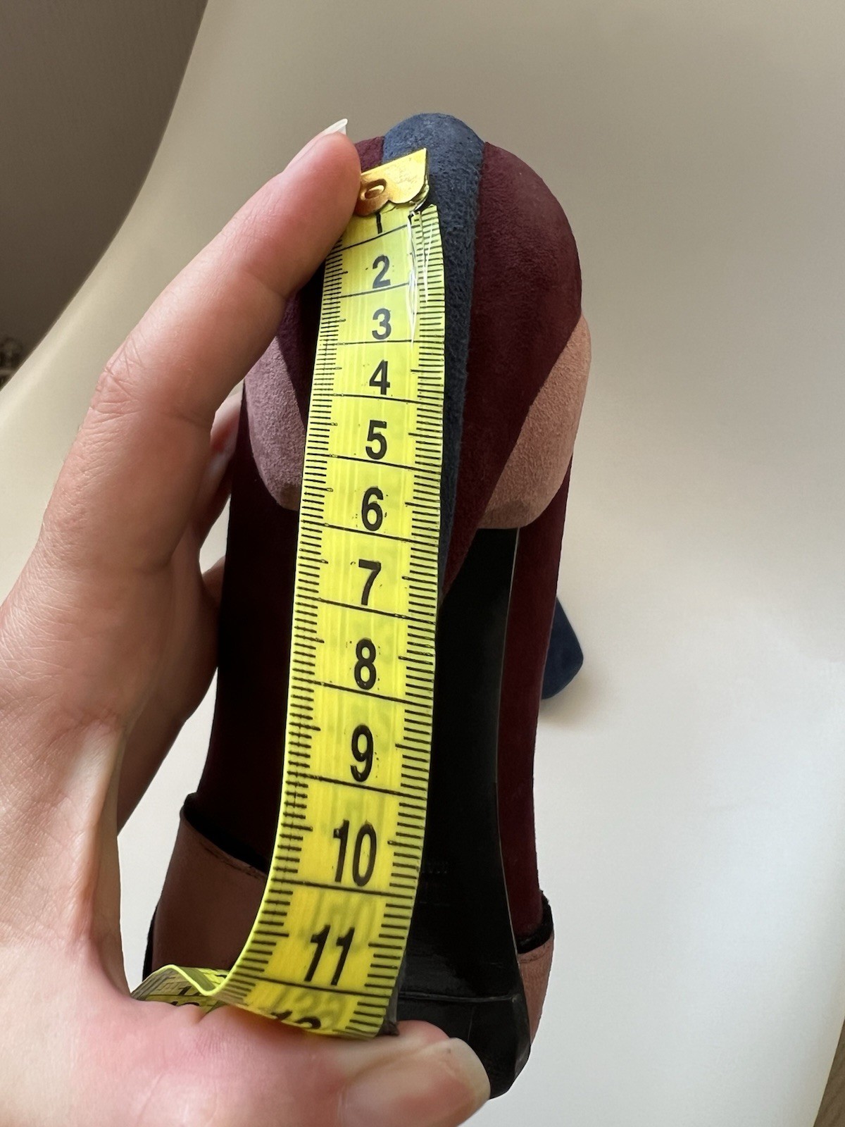 Miu Miu Prada Women's Heels Shoes Suede Multicolored Size 37,5 US 7.5-8.5 thumbnail 19