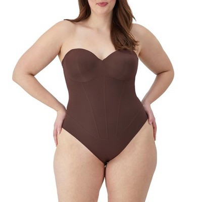 Maidenform Tummy Shaping Bodysuit Thong Shaper Firm Control XL