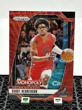 2024-25 Panini Prizm Monopoly - Scoot Henderson #5 Ruby Wave Prizm
