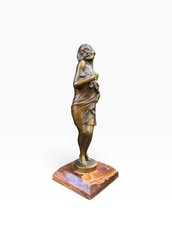 Josef Lorenzl bronze of a girl, c.1930.