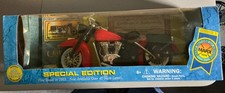SPECIAL EDITION 1953 MARX CLASSICS MOTORCYCLE WITH TOOLS WORKING JACK SERIES 1