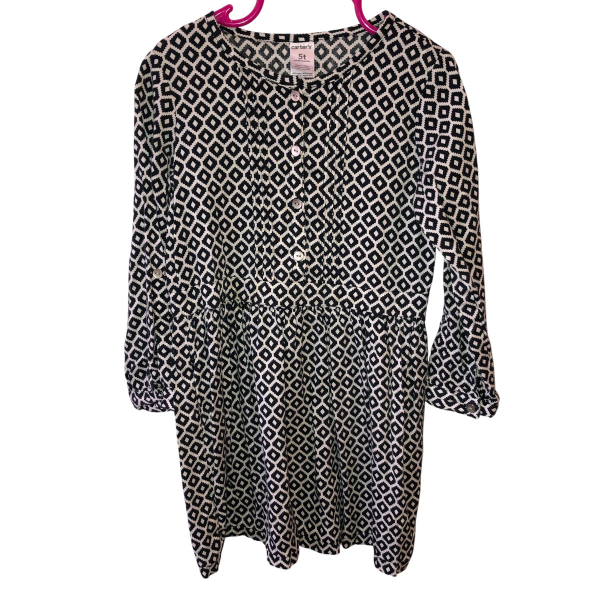 chinese dress ladies Carters Long Sleeve Mini Dress | White | Womens main image 0