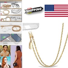 Phone Lanyard Crossbody Strap Detachable Charms Anti Theft Necklace Holder