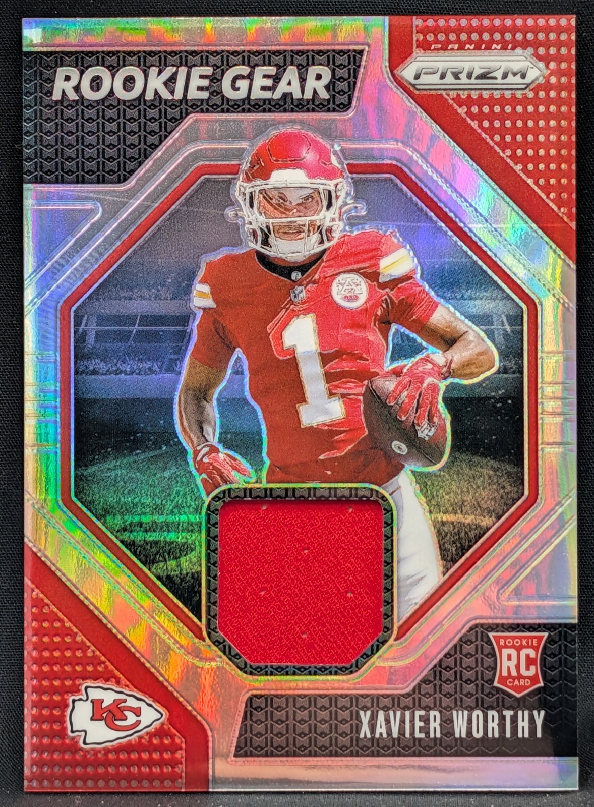 2024 Panini Prizm Rookie Gear #RG-XWY Xavier Worthy RC Jersey | MEM