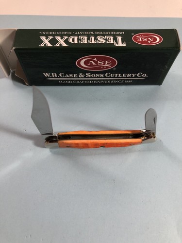 NEW W R Case & Sons Knife  Mini Copper Head Tangerine  SS  07988 NIB 08 - Picture 8 of 13