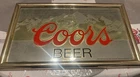 Vintage 1988 Coors Beer Bar Sign Mirrored Light Mirror 25 x 15”  Mancave