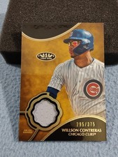 2019 TOPPS TIER ONE WILLSON CONTRERAS JERSEY PATCH 295/375 CHICAGO CUBS