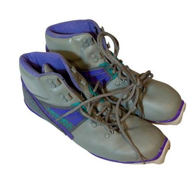 Vtg Merrell Control SNS Profil Cross Country Ski Boots Men 10 Gray Thinsulate