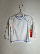 NEW Wonder Nation Toddler Rash Guard Swim Shirt Long Sleeve Size 18 Months NEW
