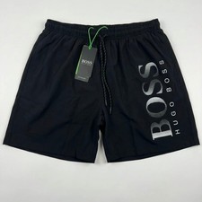 Hugo Boss Men's Octopus Black Swim Shorts Large