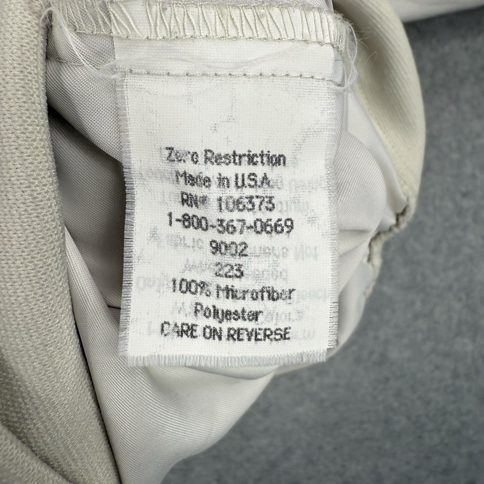 Zero Restriction Jacket Mens XL Ivory 1/4 Button Windbreaker Heritage Club Golf