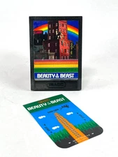Beauty & the Beast IMAGIC (Intellivision, 1982) w/ One Overlay GOOD