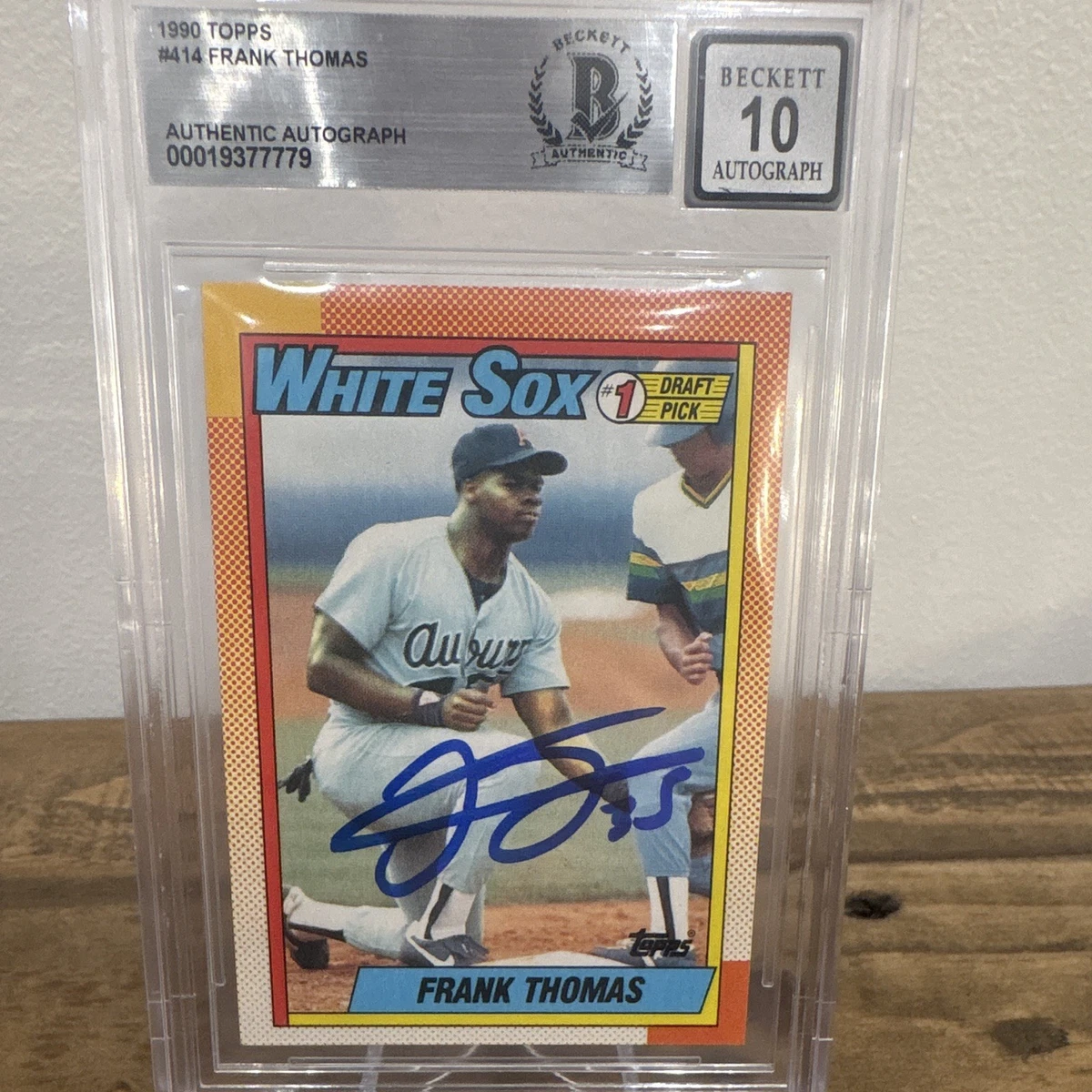 Topps Frank Thomas Beckett Grading Services (BGS) Rookie Baseball