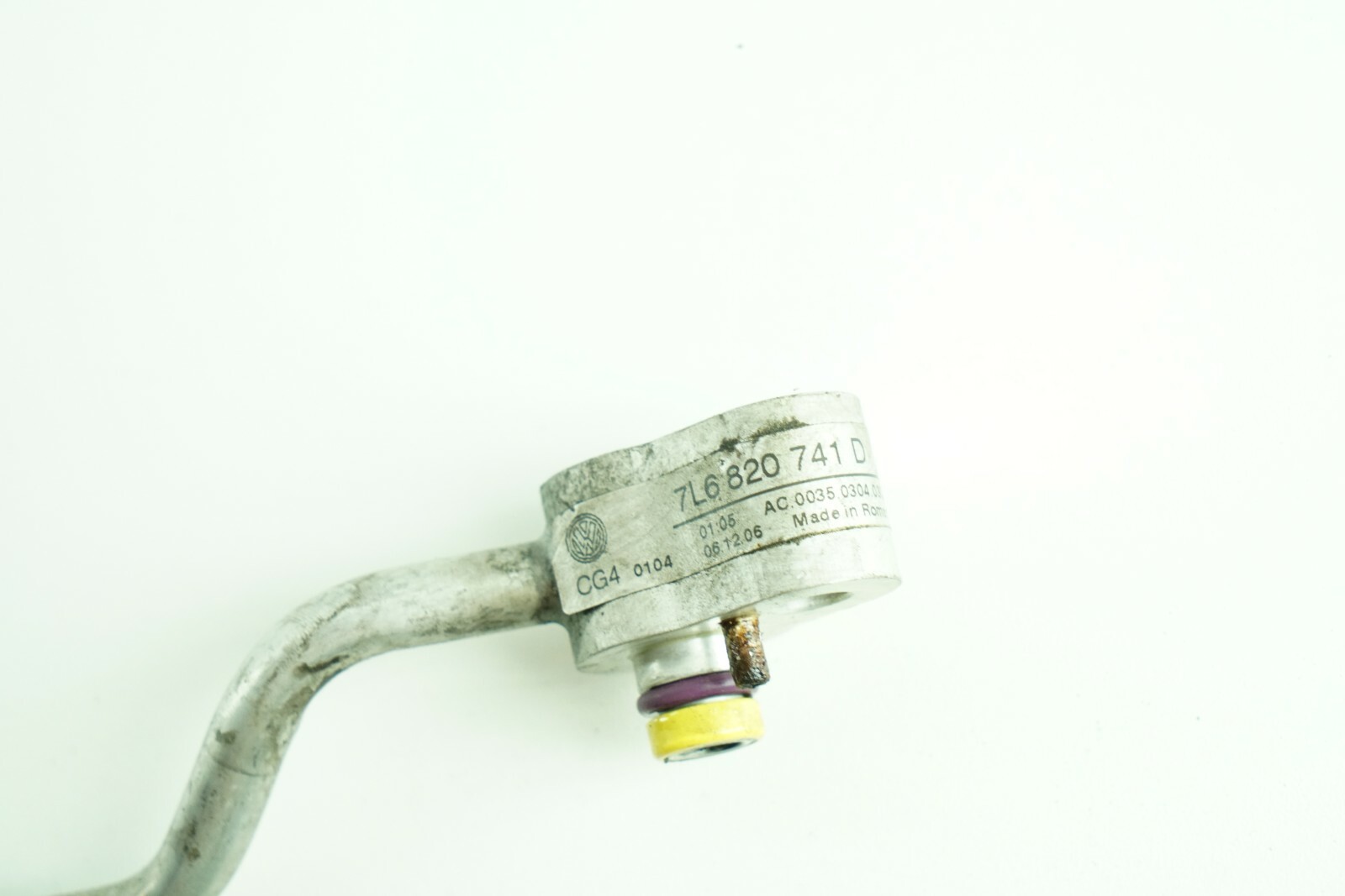 0715 Audi Q7 Air Conditioning Refrigerant Suction AC Hose Pipe Line
