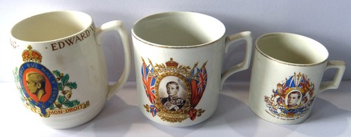 Coronation of King Edward VIII Souvenir Mugs x 3 May 1937. - Picture 2 of 21
