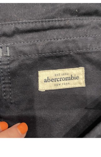 Vintage Messenger Shoulder Bag Navy Blue Moose Cotton - 第 5/7 張圖片