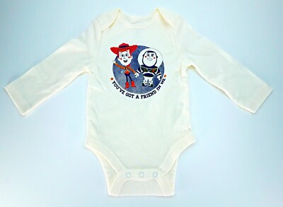 Disney Toy Story Bodysuit One Piece Baby Outfit Cotton Woody Buzz Baby  Shower 6M