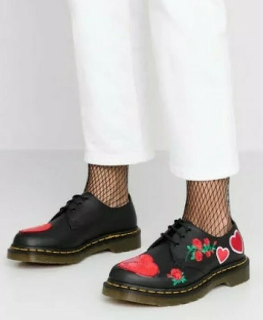 dr martens sequin hearts